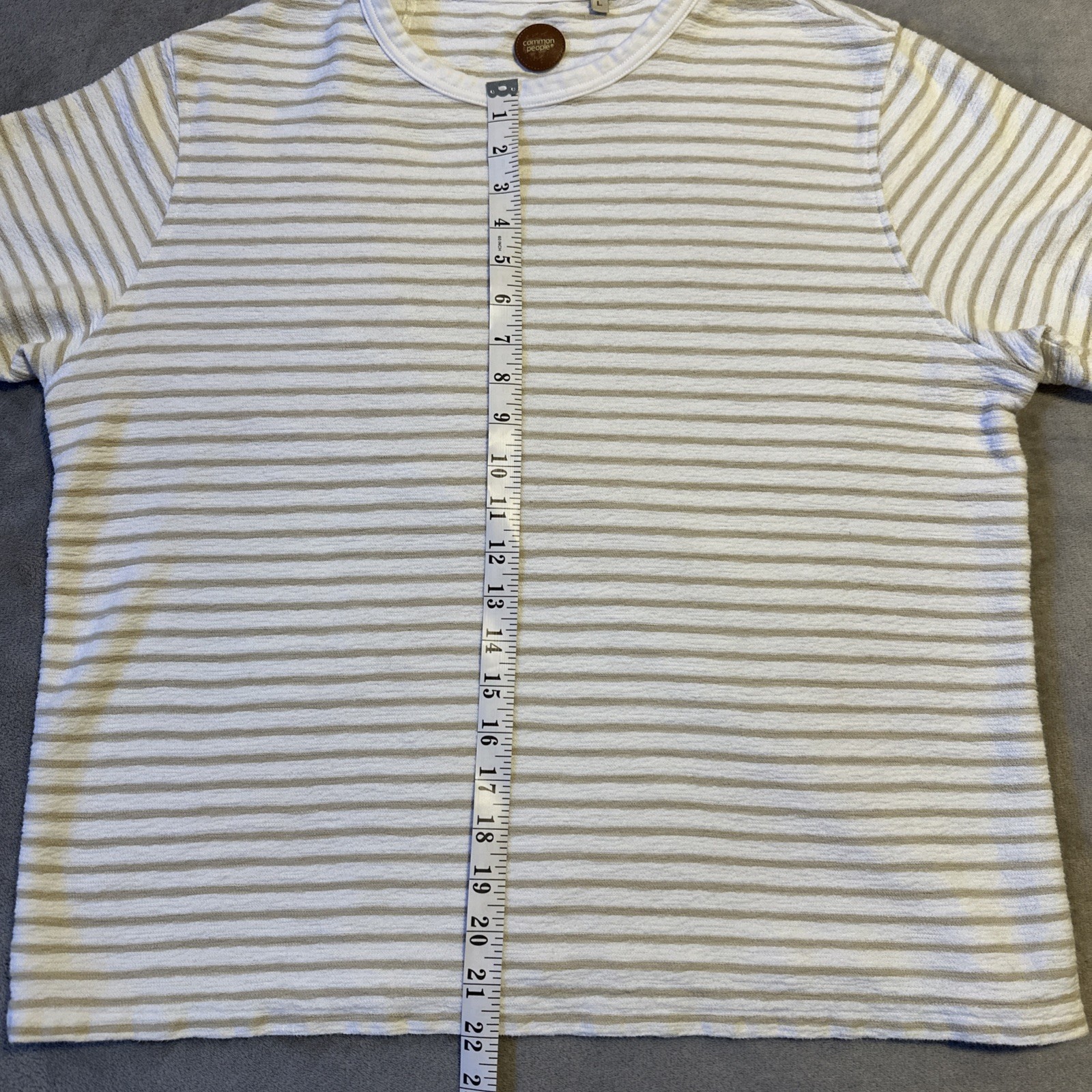 Common People Men's Striped T-Shirt Large - photo 3