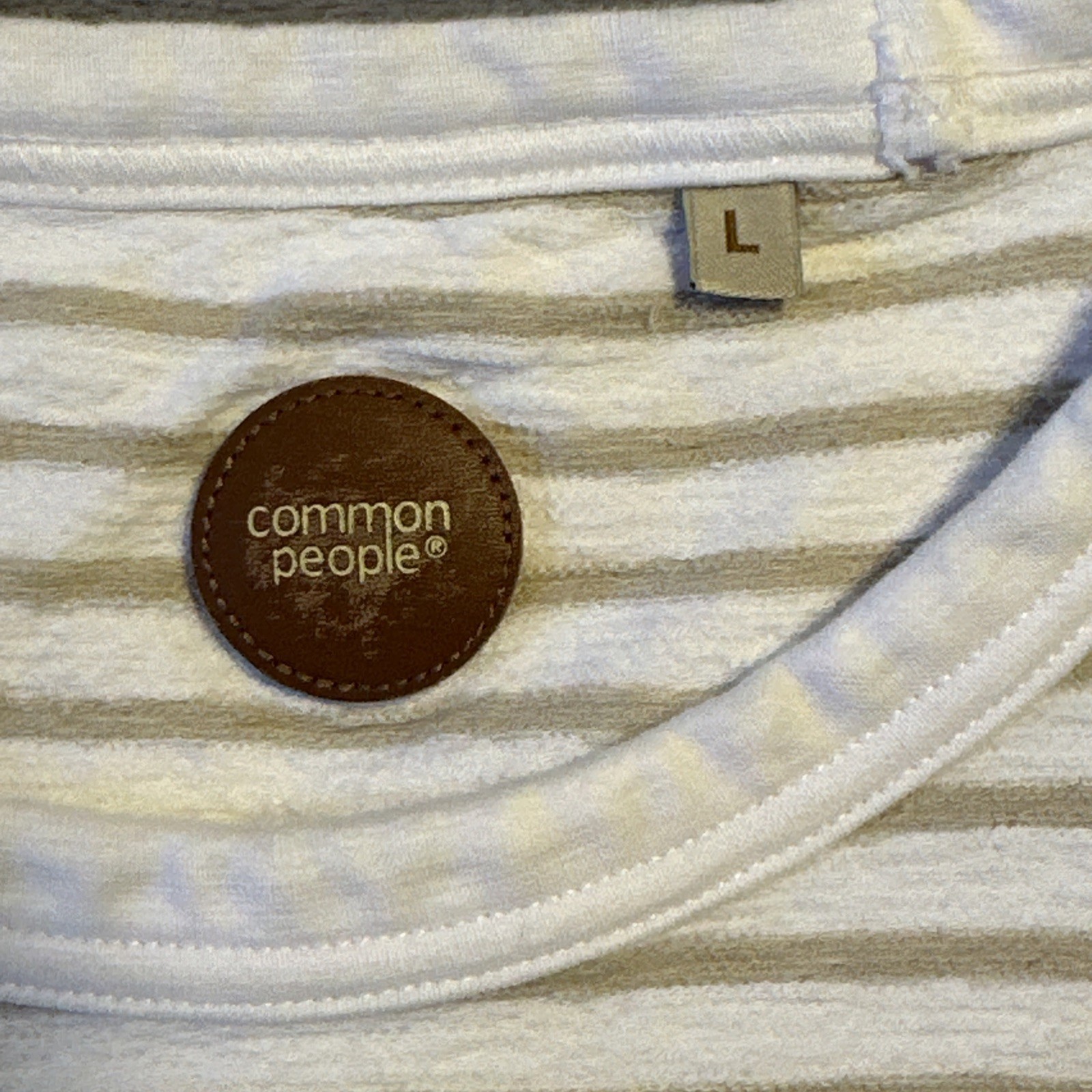 Common People Men's Striped T-Shirt Large - photo 4