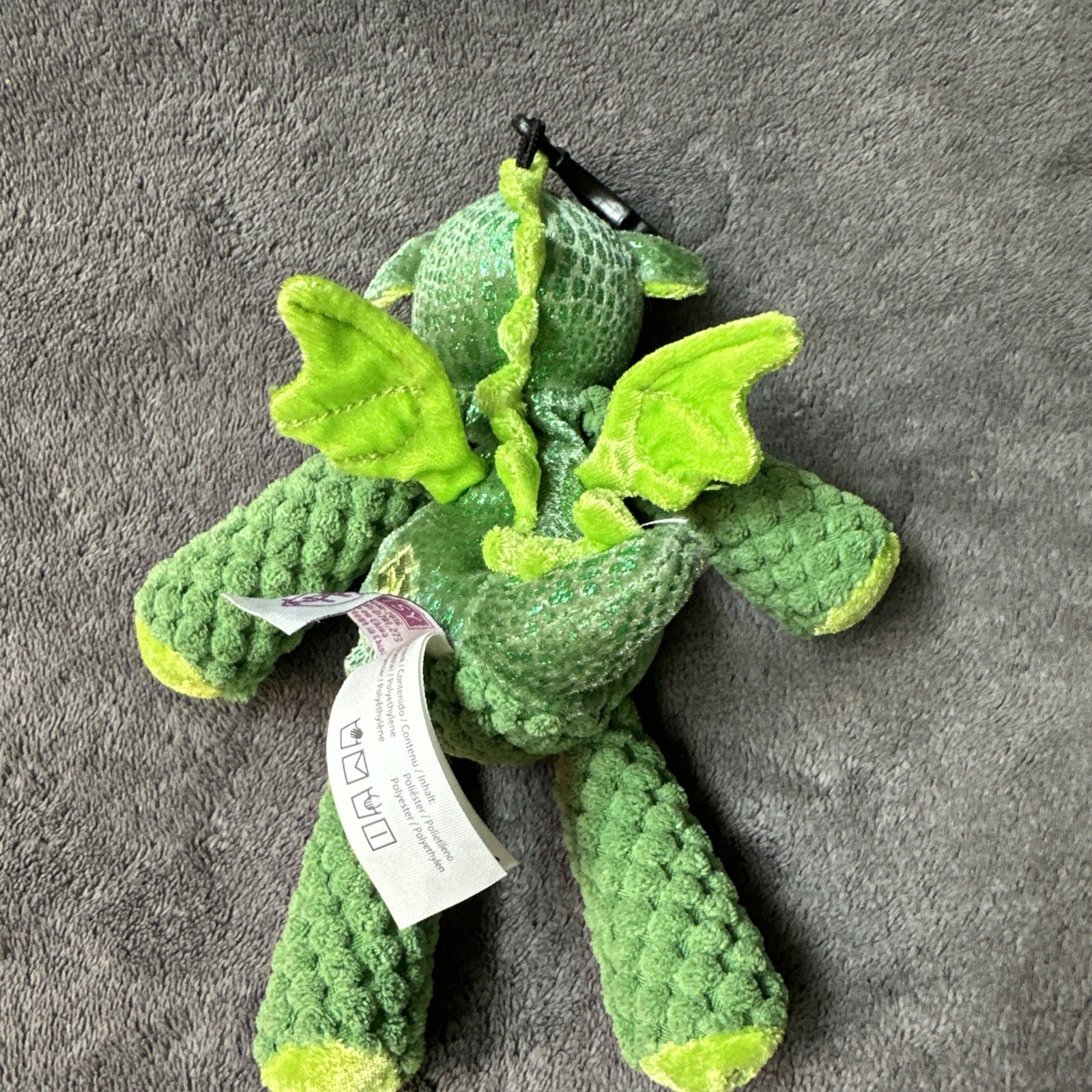 Scentsy Buddy Clip Plush Scout the Dragon Watermelon Scent - photo 3
