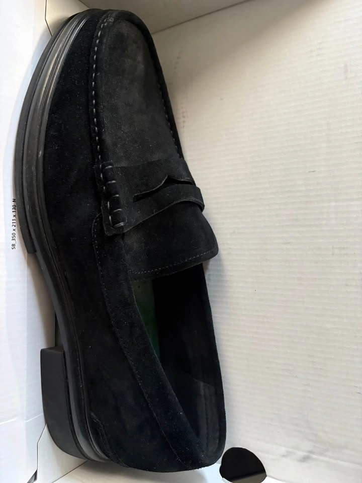 ALDO Black Suede Loafers Pillow Walk - photo 3