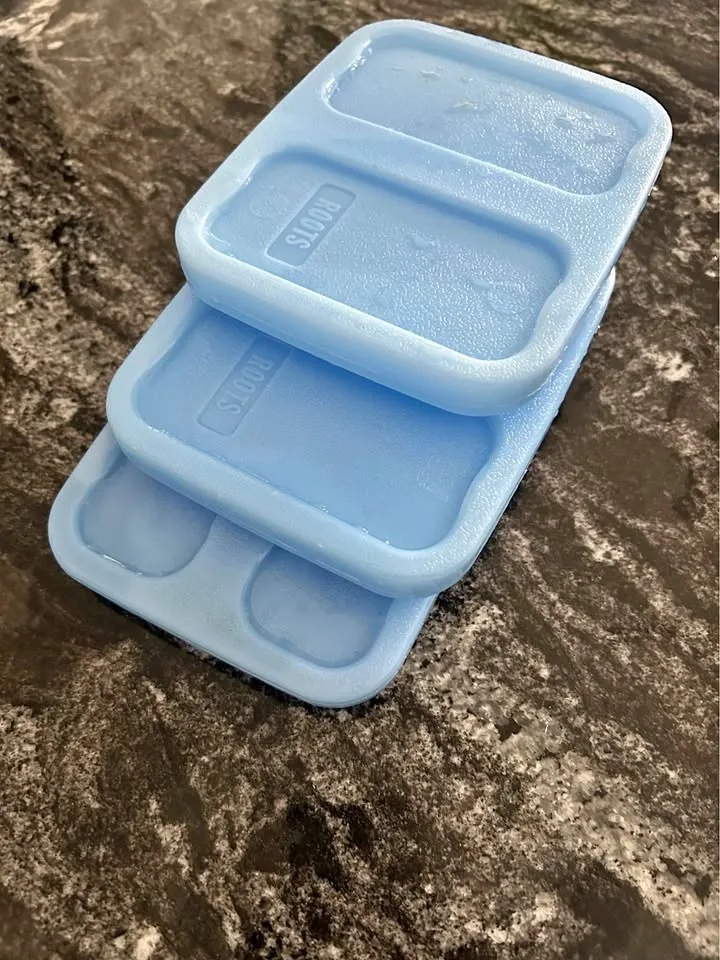 Roots ice packs (3) light blue