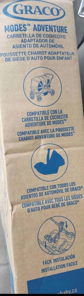 Graco Modes Adventure Stroller Wagon Car Seat Adapter, Black - photo 2