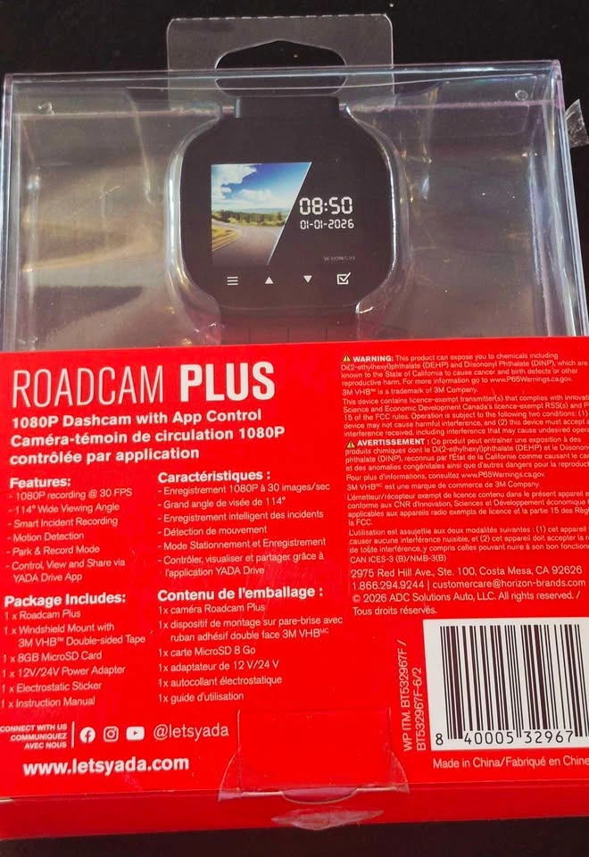 Yada Vehicle Dash Cam - photo 4
