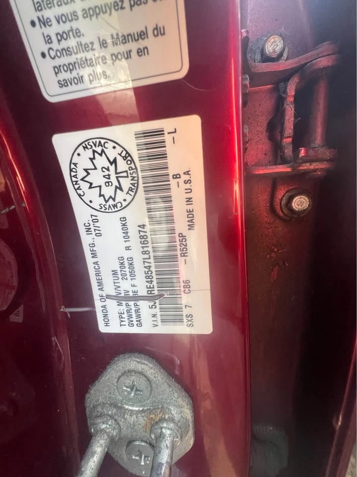 2007-2011 Red Honda CR-V Parts - photo 4