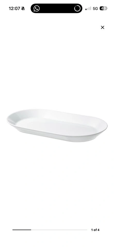 White Oval Serving Platters (Set of 3) - photo 4
