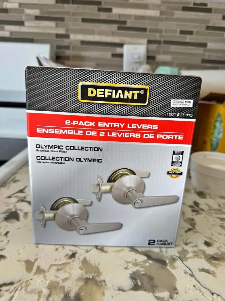 2 packs of entry levers