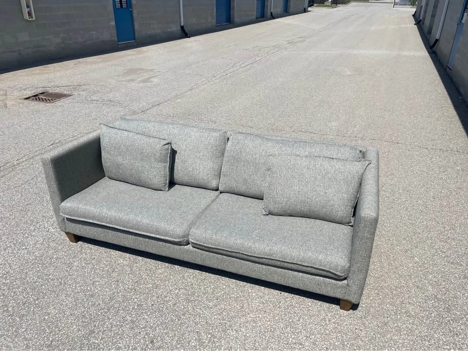 Grey 3 Seater Couch - Great Condition - Free Delivery - photo 2