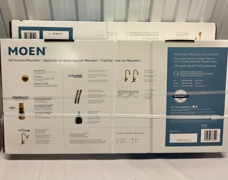 Moen Maureen Pulldown Kitchen Faucet - Brushed Gold - photo 3