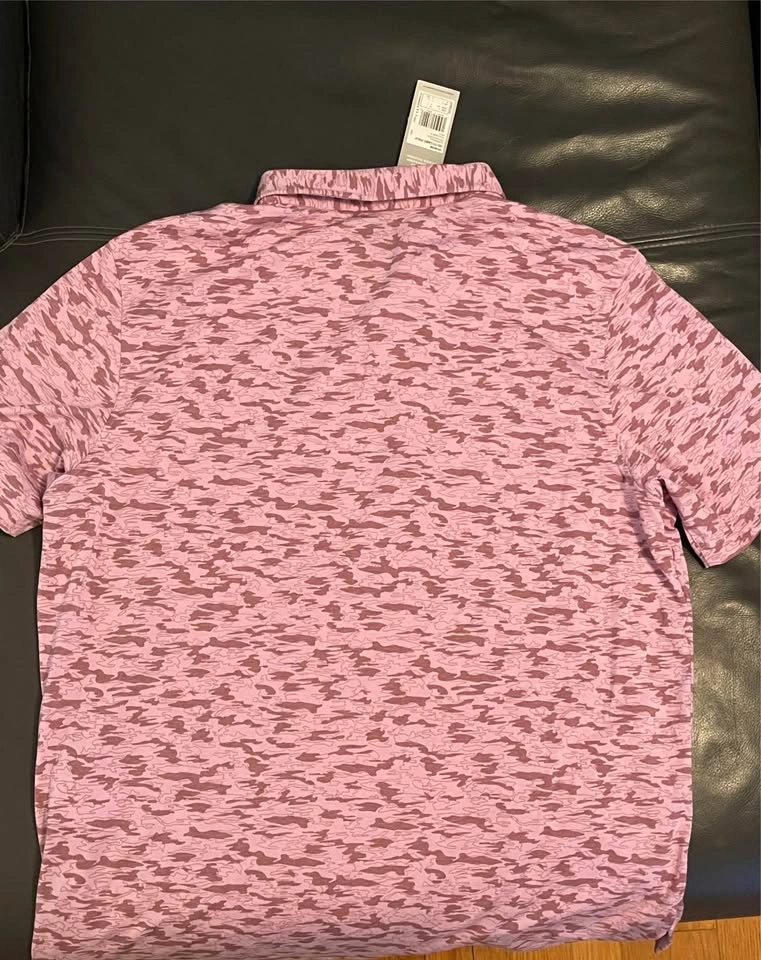Adidas GO-TO CAMO-PRINT GOLF POLO SHIRT Size L - photo 2