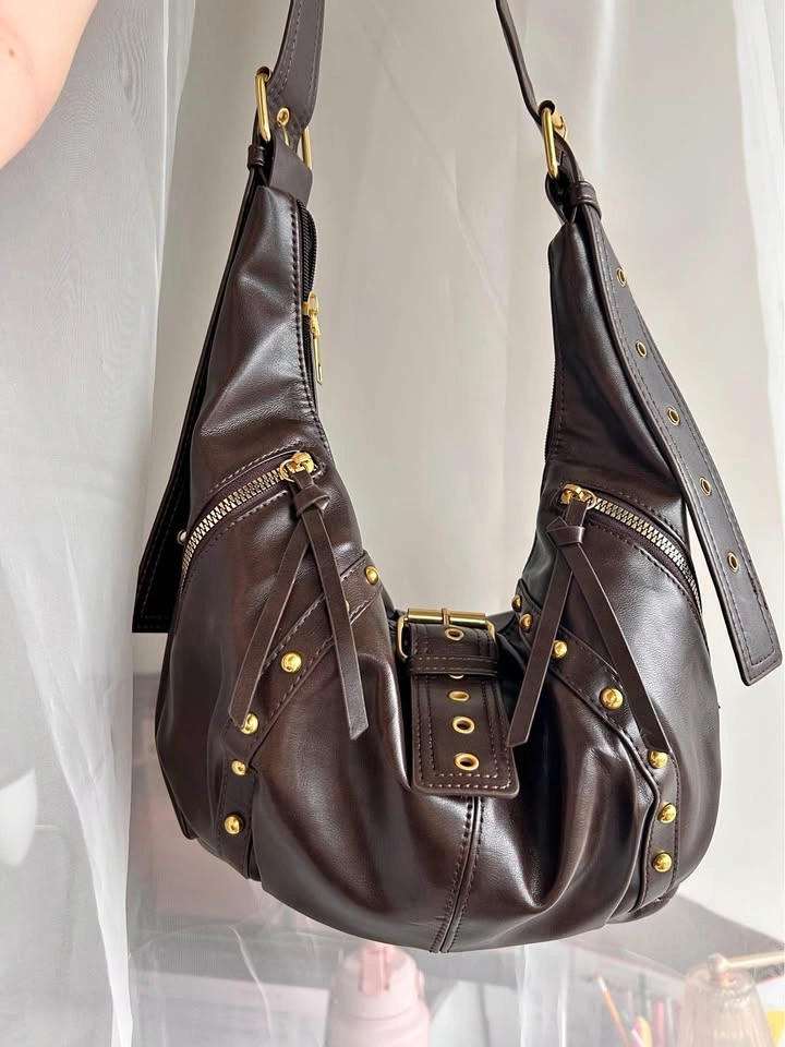 Coffee brown shoulder/cross body bag
