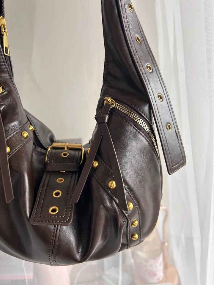 Coffee brown shoulder/cross body bag - photo 2