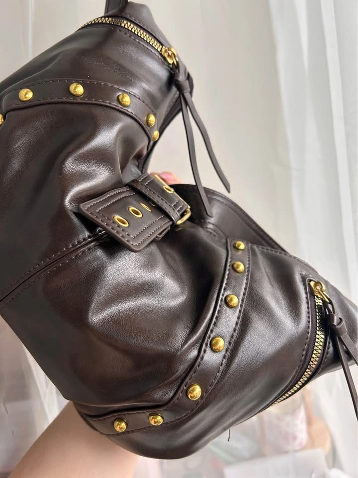Coffee brown shoulder/cross body bag - photo 5