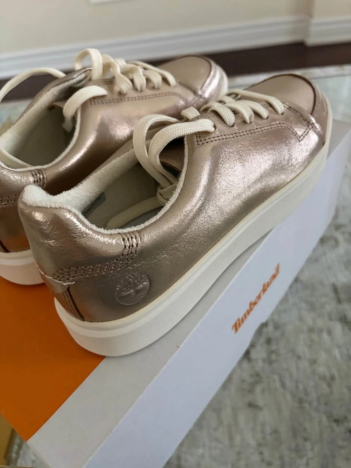 Timberland Sneaker Gold Metallic Size 9 - photo 2