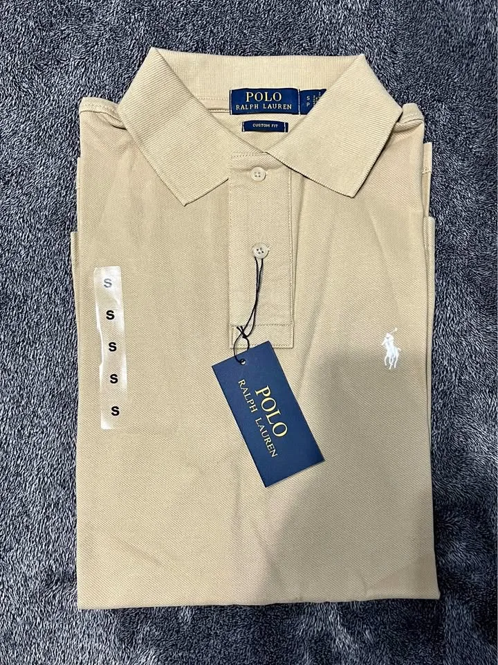 Polo Ralph Lauren Shirt For Men Size Small Color Beige thumbnail