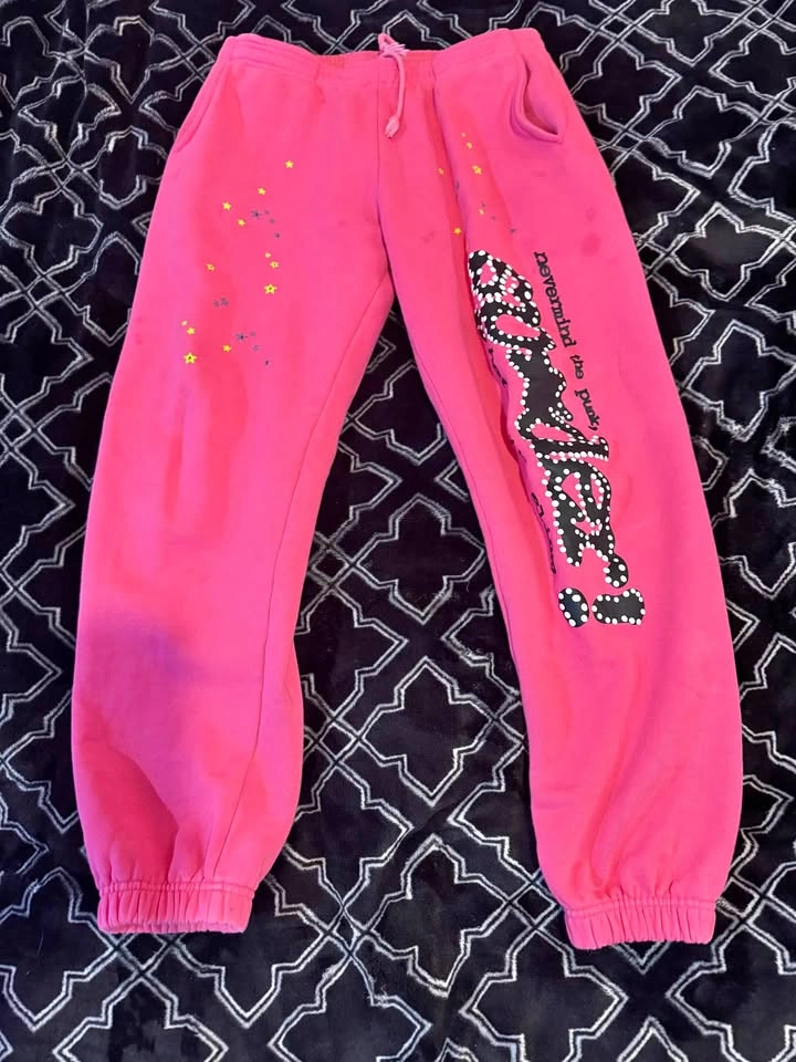 Pink Spider Sweatpants