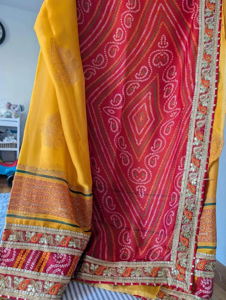Beautiful multi color saree - photo 3