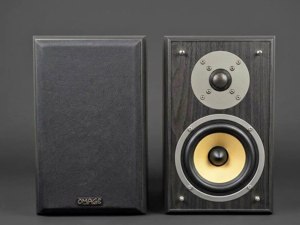 OMAGE AV21 Bookshelf Speakers - Kevlar Woofer - Excellent Sound