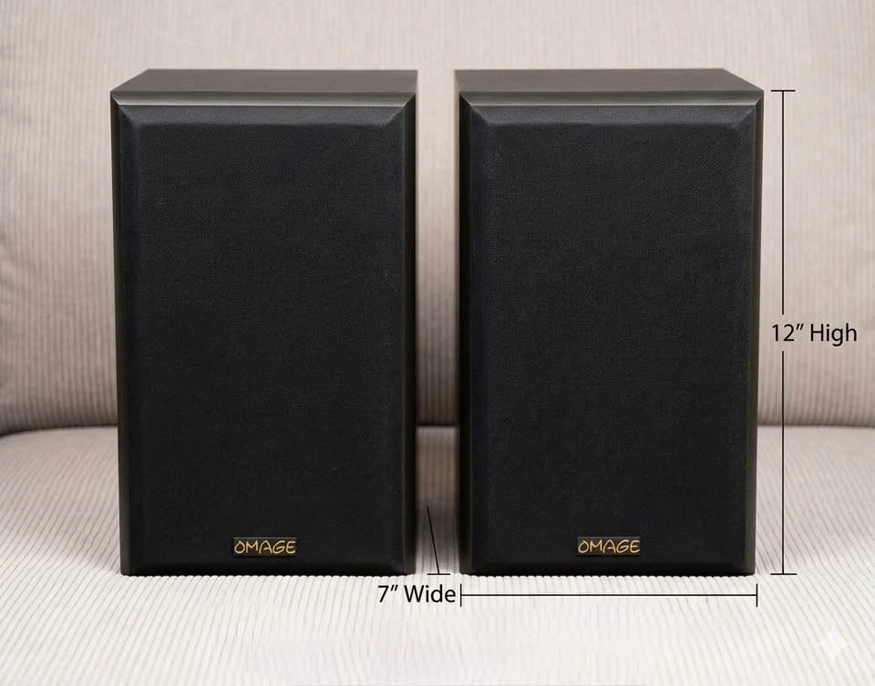 OMAGE AV21 Bookshelf Speakers - Kevlar Woofer - Excellent Sound - photo 4