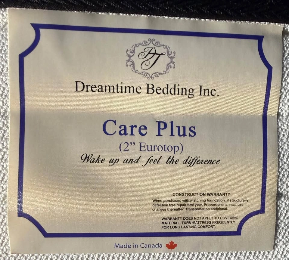 Dreamtime Bedding Eurotop Queen Mattress & Boxspring - photo 3