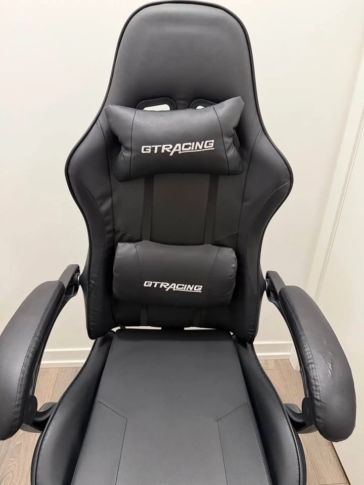 GTPLAYER Gaming Chair with Footrest and Lumbar Support - photo 2