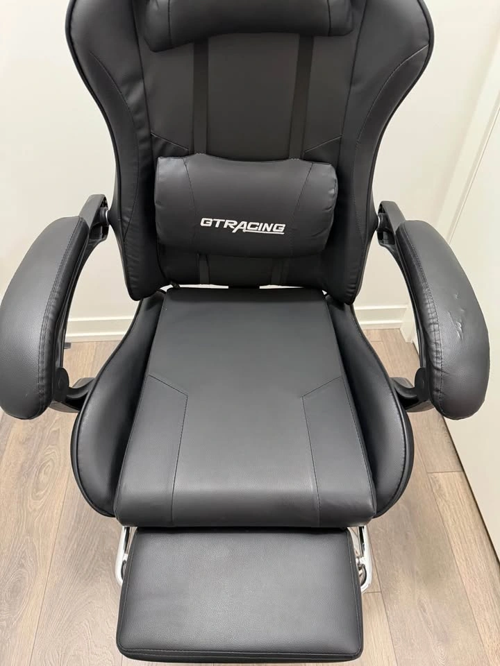 GTPLAYER Gaming Chair with Footrest and Lumbar Support - photo 3