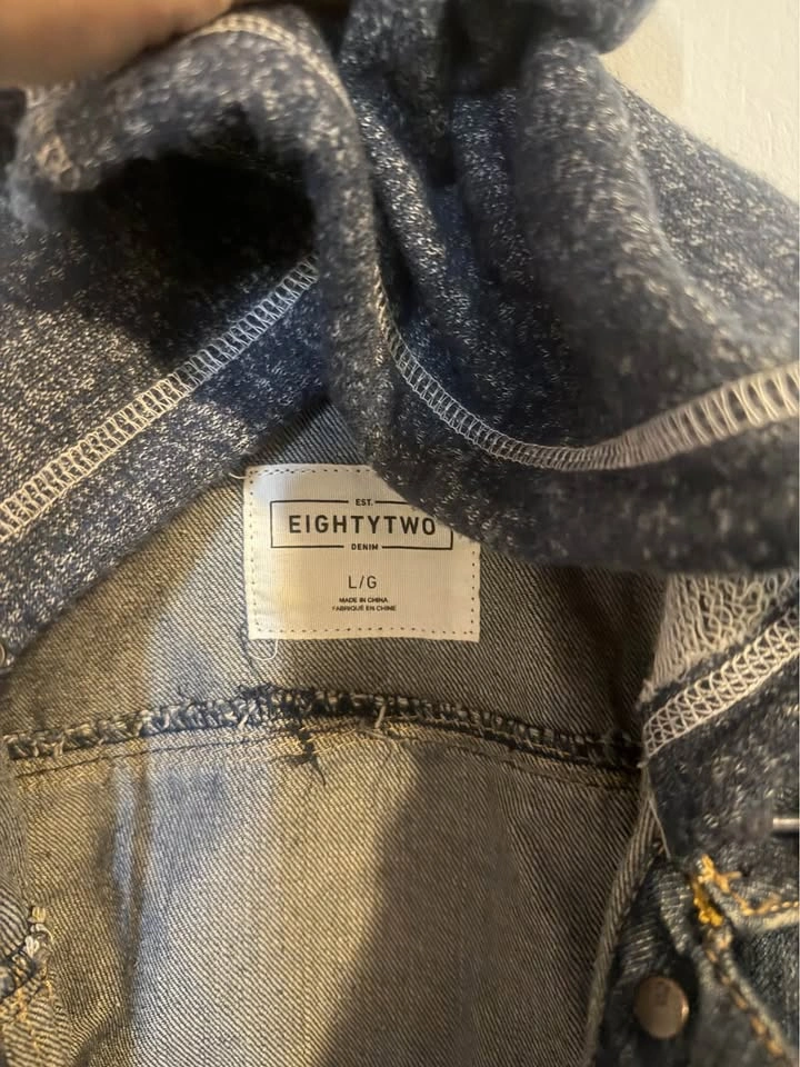 Denim Jacket with Hood - photo 2