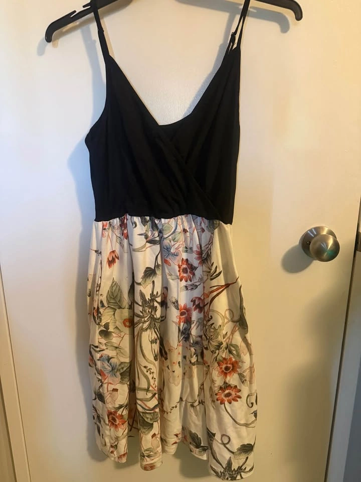 Layered V Neck Dress - photo 3