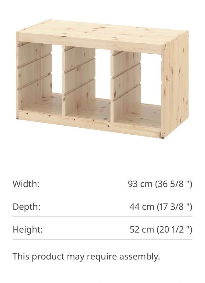 Trofast storage unit with bins - photo 2