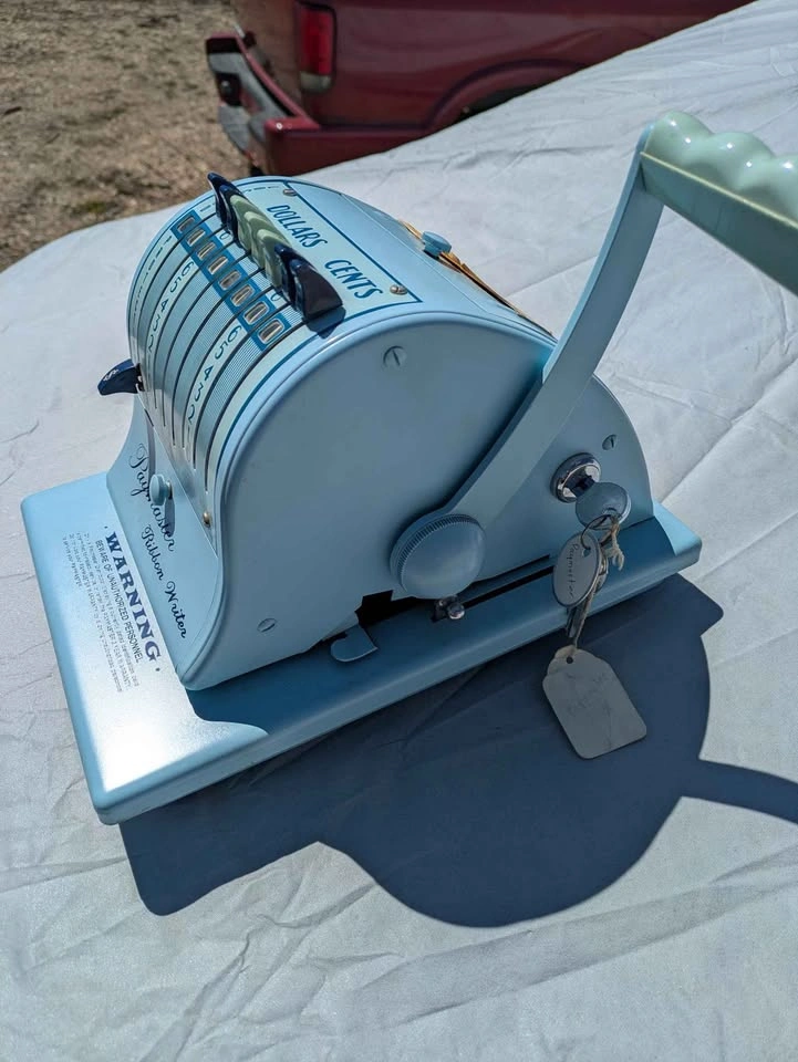 Vintage Paymaster Ribbon Writer Check Protector - photo 3
