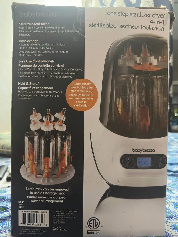 Baby Brezza One Step Sterilizer Dryer 4-in-1 - photo 2