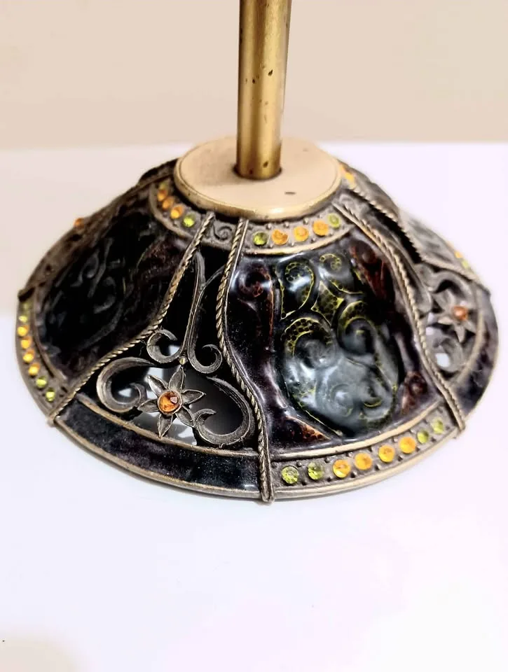 Antique Enamel & Stones Vanity Mirror image indicator(7)