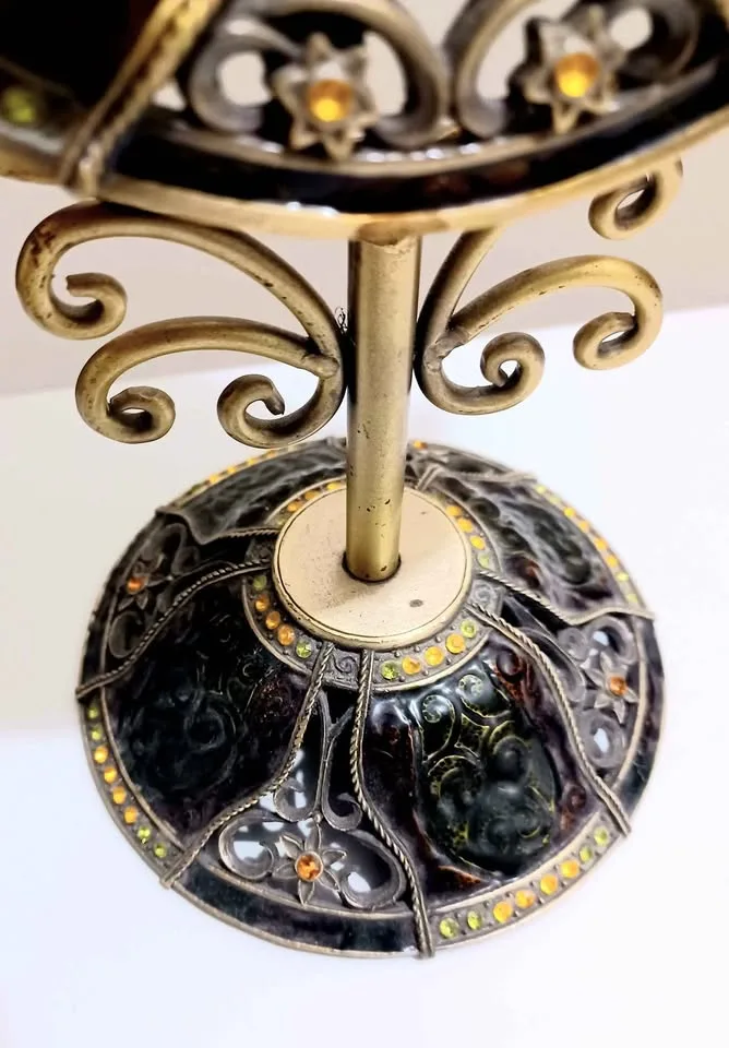 Antique Enamel & Stones Vanity Mirror image indicator(8)