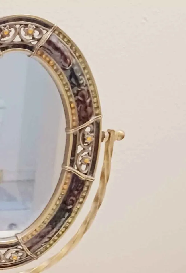 Antique Enamel & Stones Vanity Mirror image indicator(9)