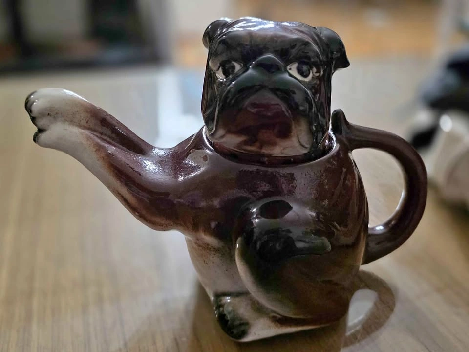 1930s Bulldog Teapot - Excellent Condition - Germany