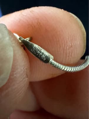 Sterling Silver Necklace with a Sterling Ball Pendant - photo 3