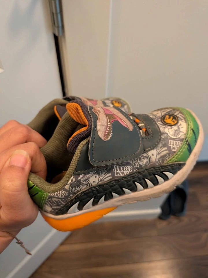 Kids Shoes Size 7-8: Firefighter, Jurassic World, Paw Patrol, Mo - photo 2