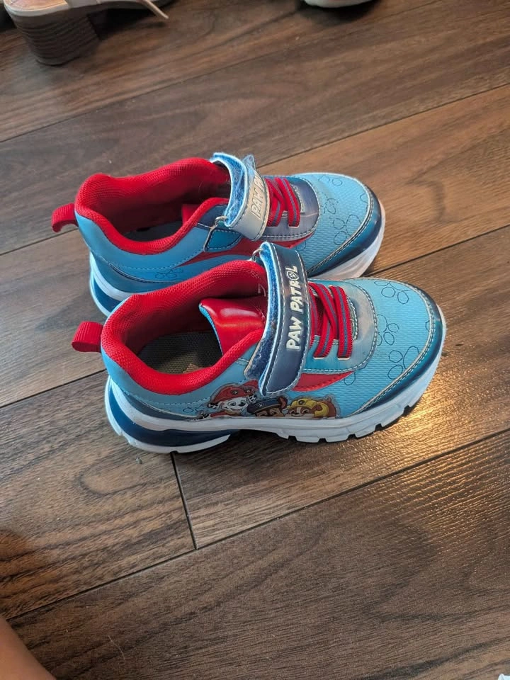Kids Shoes Size 7-8: Firefighter, Jurassic World, Paw Patrol, Mo - photo 4