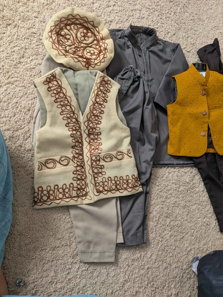 Eid outfit/Baby Boy Ethnic Wear Vests Kurta Pants 2Y - photo 5