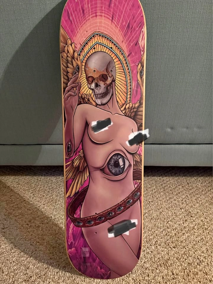 Warlock "Angel" Skateboard Deck - Brand New