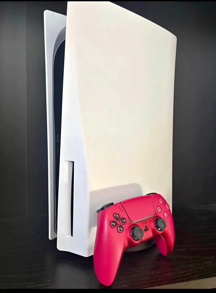 PS5 Disc Console w/ Red Controller + Games