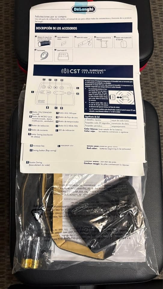 DeLonghi 14,000 BTU Portable AC/Dehumidifier - photo 5