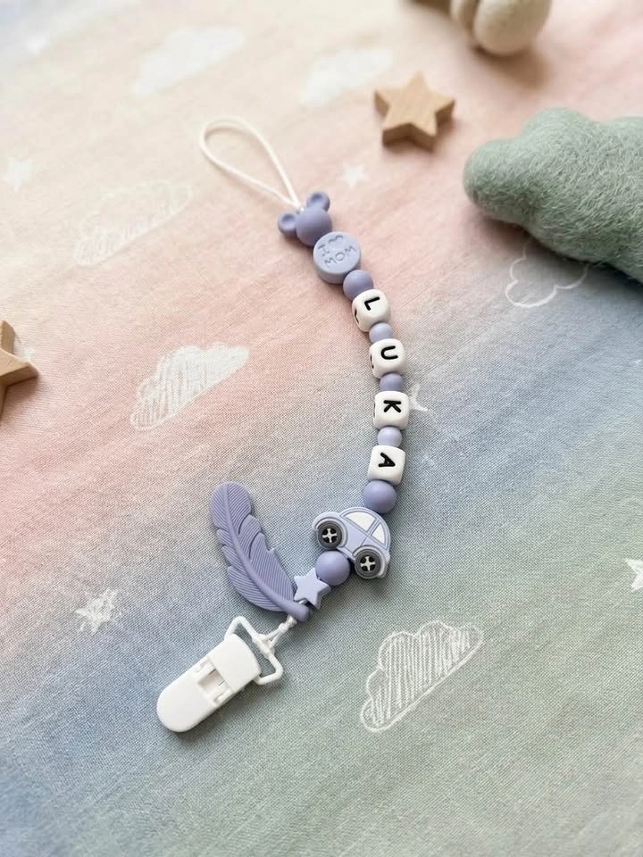 Personalized Pacifier Clips for Sale - photo 5
