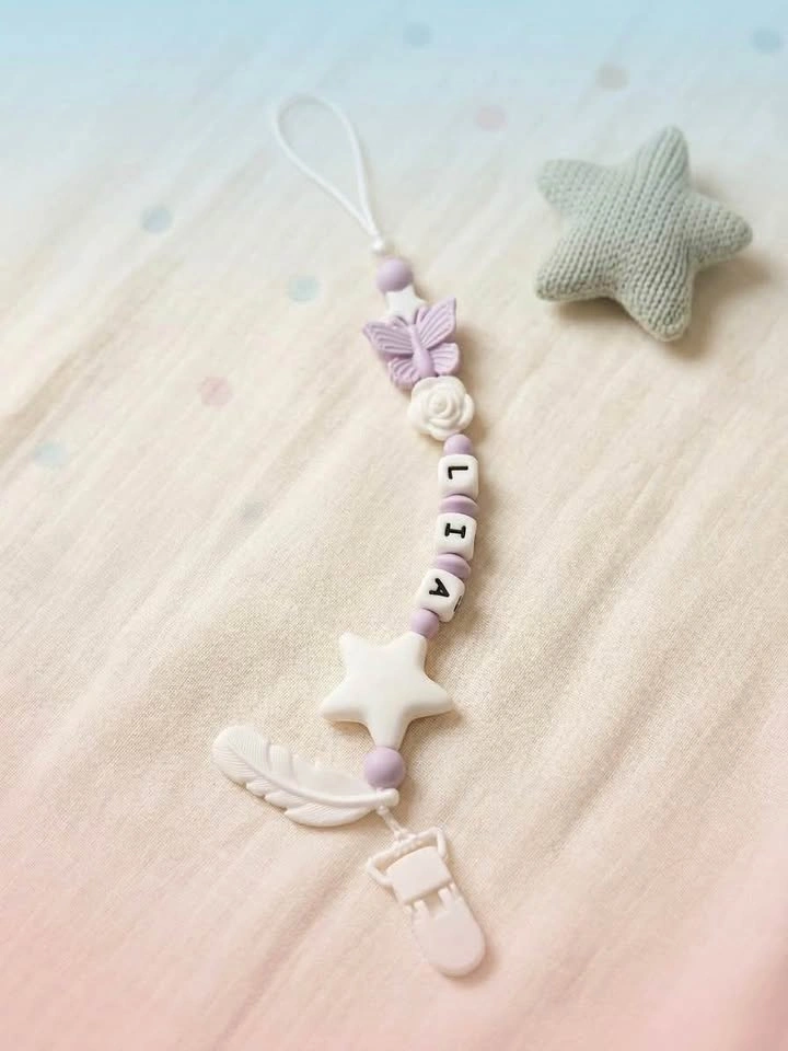 Custom Name Pacifier Holders - photo 4