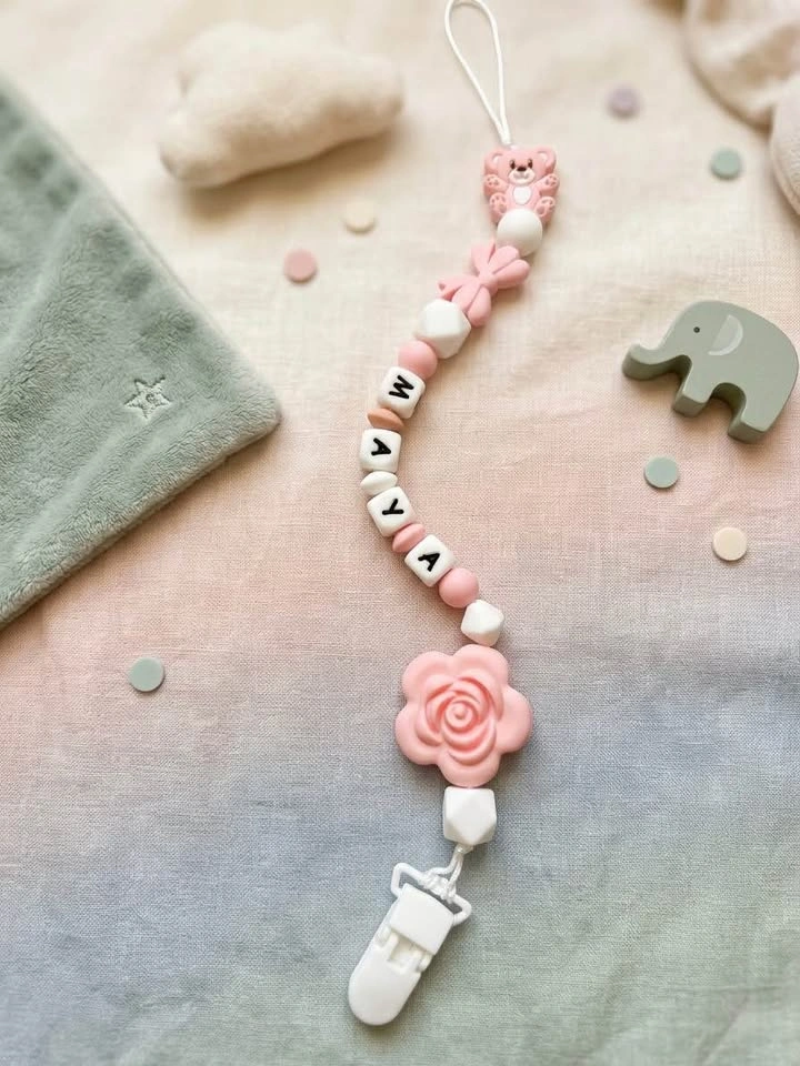 Custom Name Pacifier Holders - photo 5