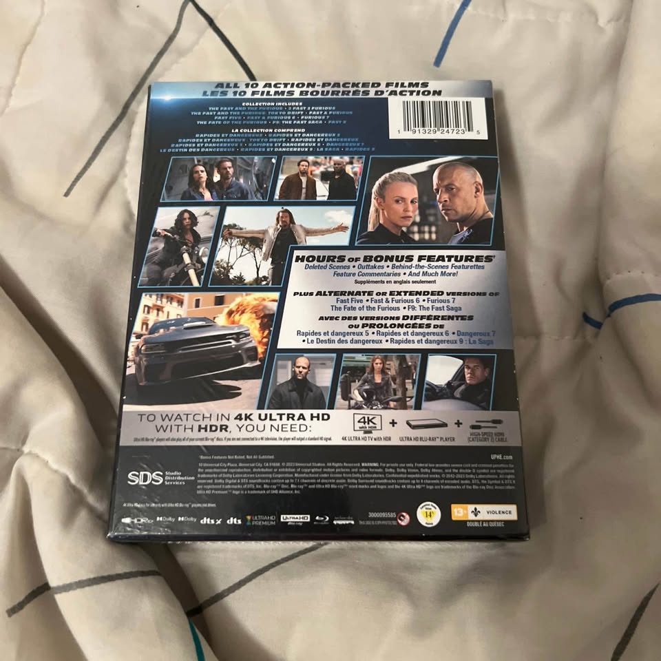 Fast and Furious 4K UHD 10 movie collection - photo 3