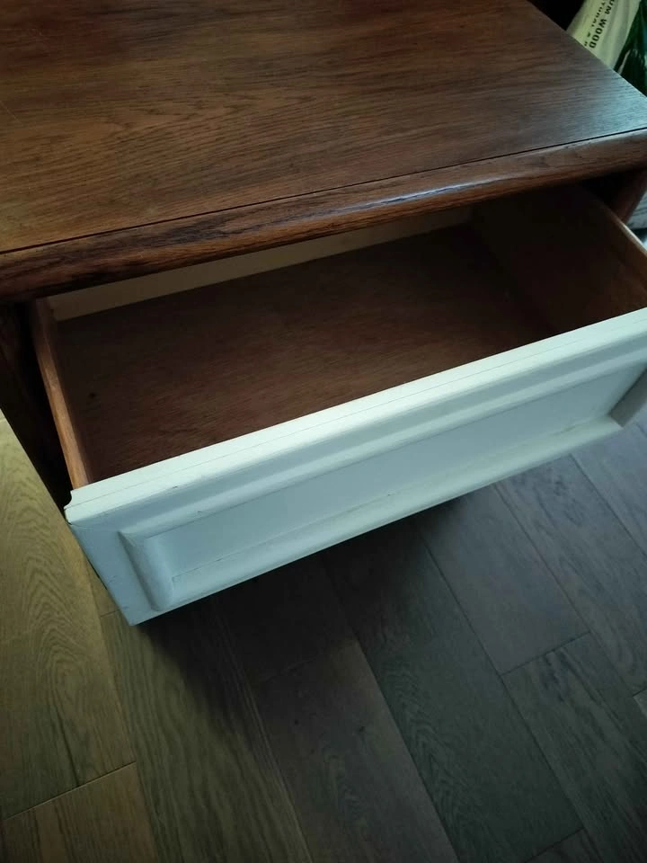 Vintage Refinished Side Table / Nightstand / Small Dresser - photo 5