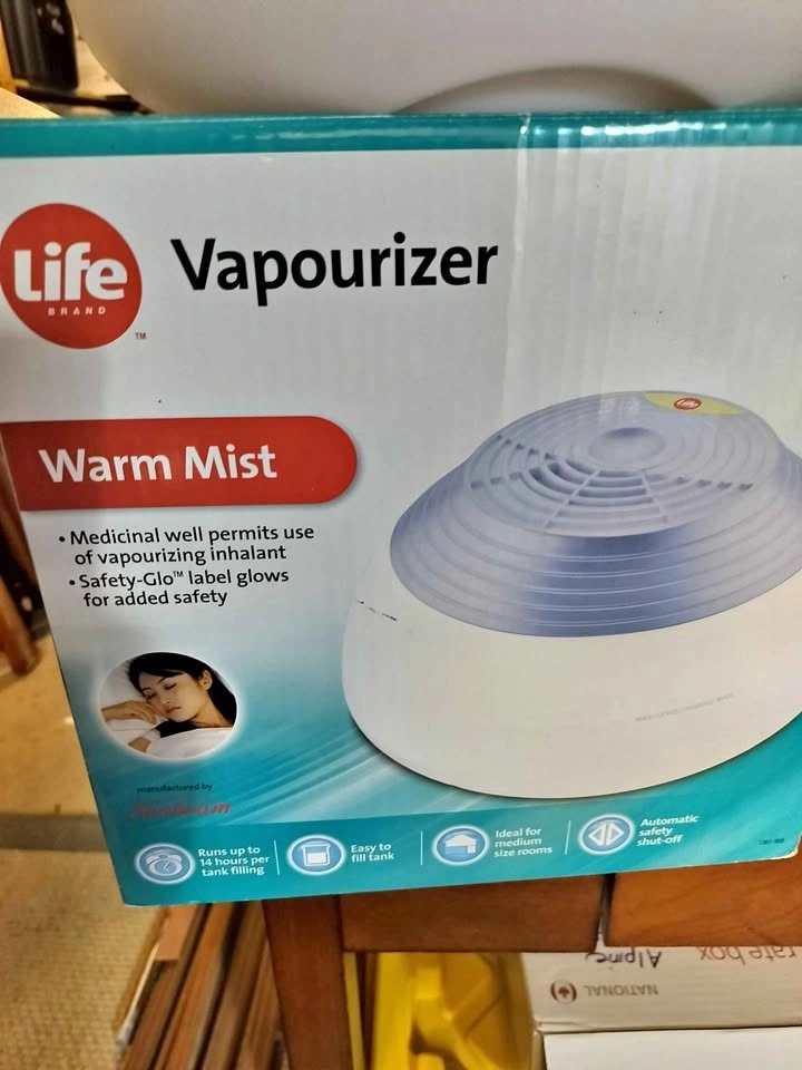 Warm mist vapourizer life brand