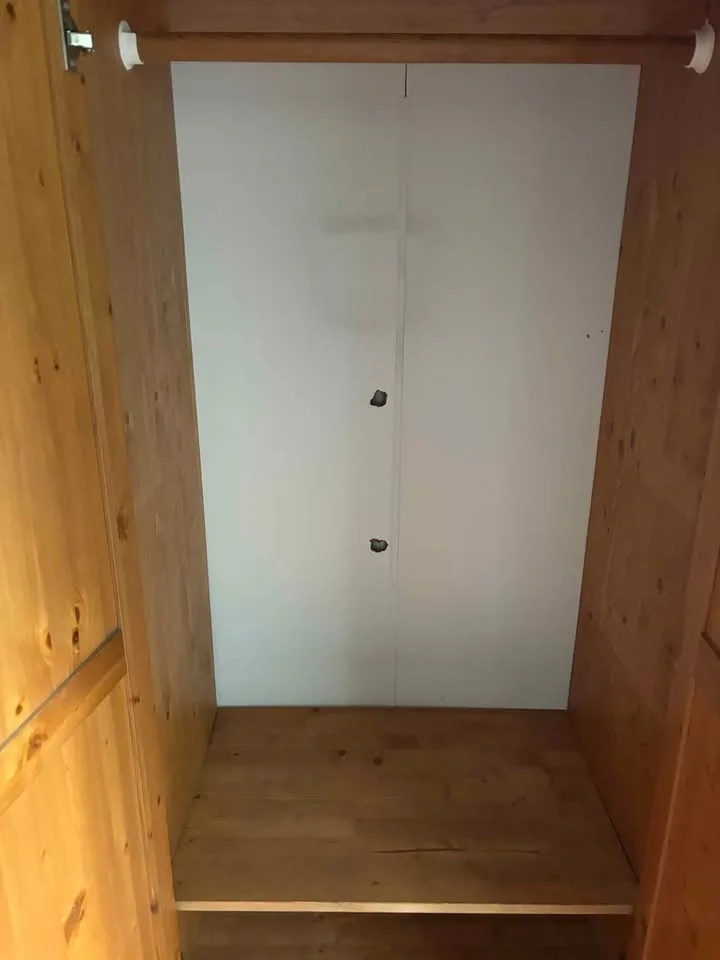 Apartment sized Vintage customized wardrobe armoire with extra h - photo 4