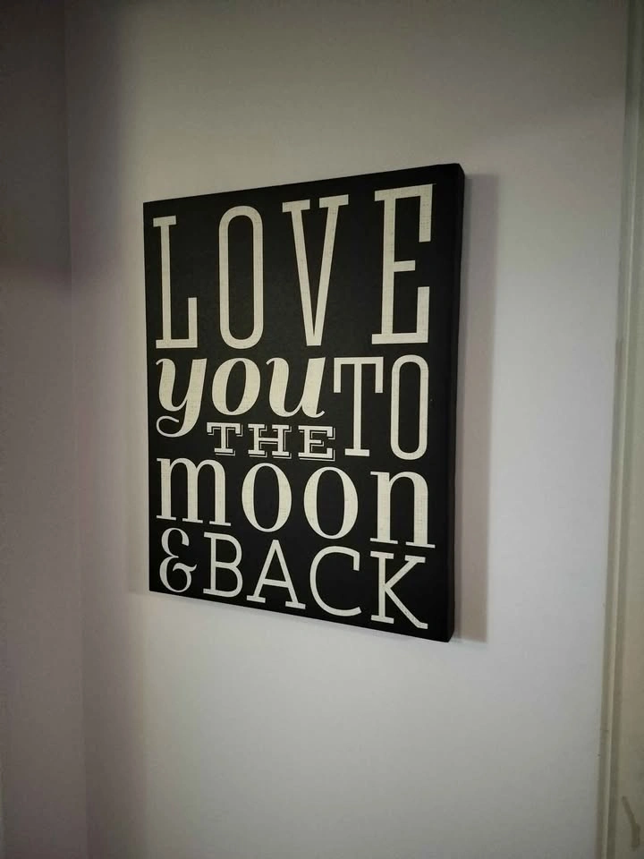 Love you to the moon and back canvas print - photo 2