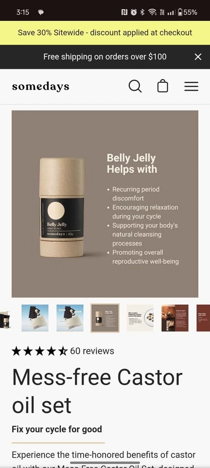 Mess free castor oil set - photo 4